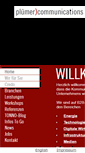 Mobile Screenshot of pluemercommunications.de